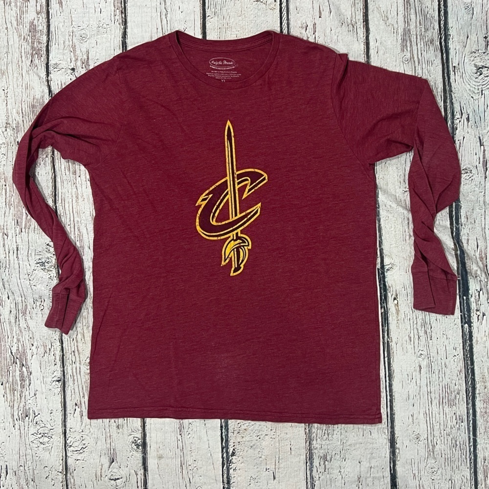 Cleveland Cavaliers NBA Basketball Sports Long Sleeve Retro Tshirt